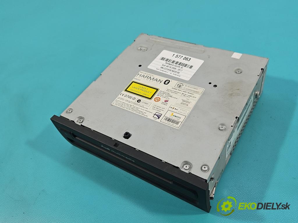 Audi A8 D4 2009-2017 2.0 TFSI 211KM automatic 155 kW 1984 cm3 4- Navigace: čtečka 4H0035670M