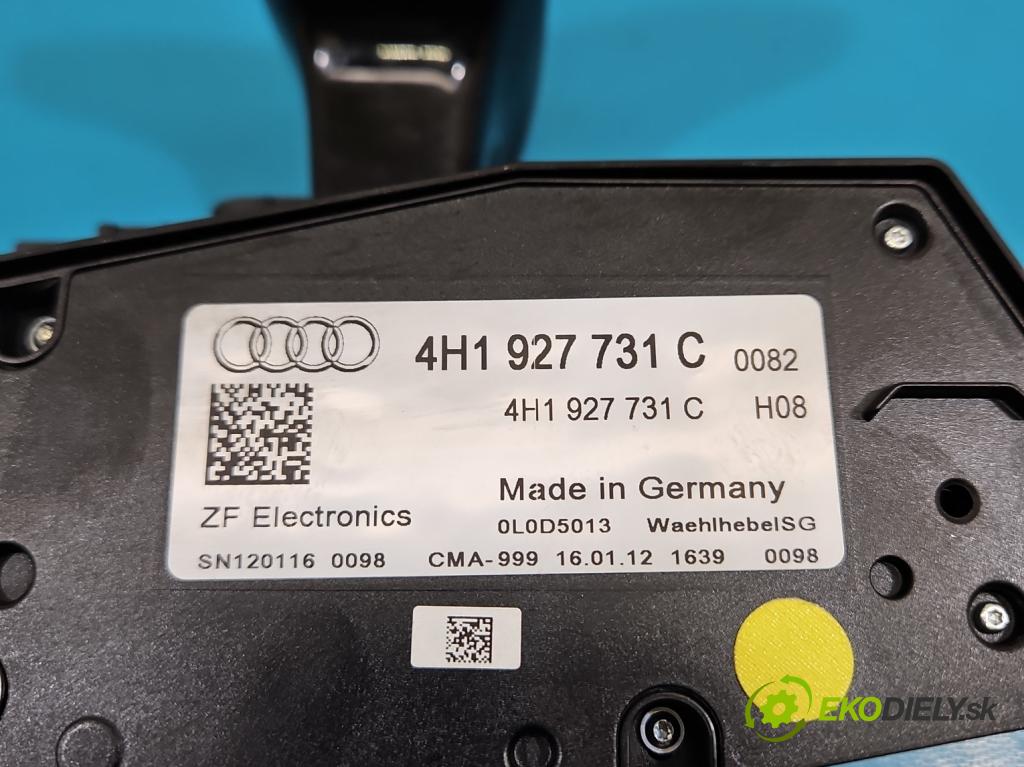 Audi A8 D4 2009-2017 2.0 TFSI 211KM automatic 155 kW 1984 cm3 4- Páka: Změny: stupeň,rýchlosť 4H1927731C (Rýchlostná páka (kulisa))