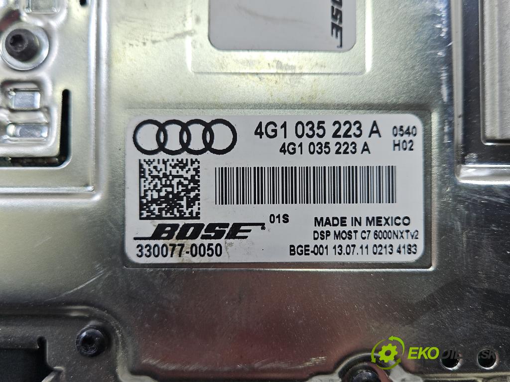 Audi A8 D4 2009-2017 2.0 TFSI 211KM automatic 155 kW 1984 cm3 4- Zesilovač: 4G1035223A (Zosilňovač)