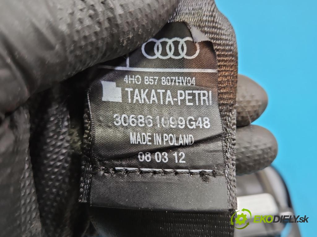 Audi A8 D4 2009-2017 2.0 TFSI 211KM automatic 155 kW 1984 cm3 4- pas bezpečnosť: zadné stredný 4H0857807H