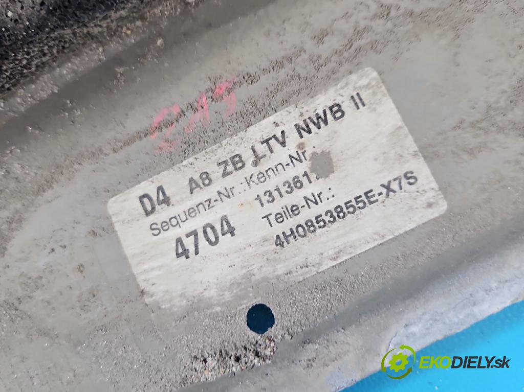 Audi A8 D4 2009-2017 2.0 TFSI 211KM automatic 155 kW 1984 cm3 4- lišta práh: ľavé 4H0853855E (Lišta prahová)