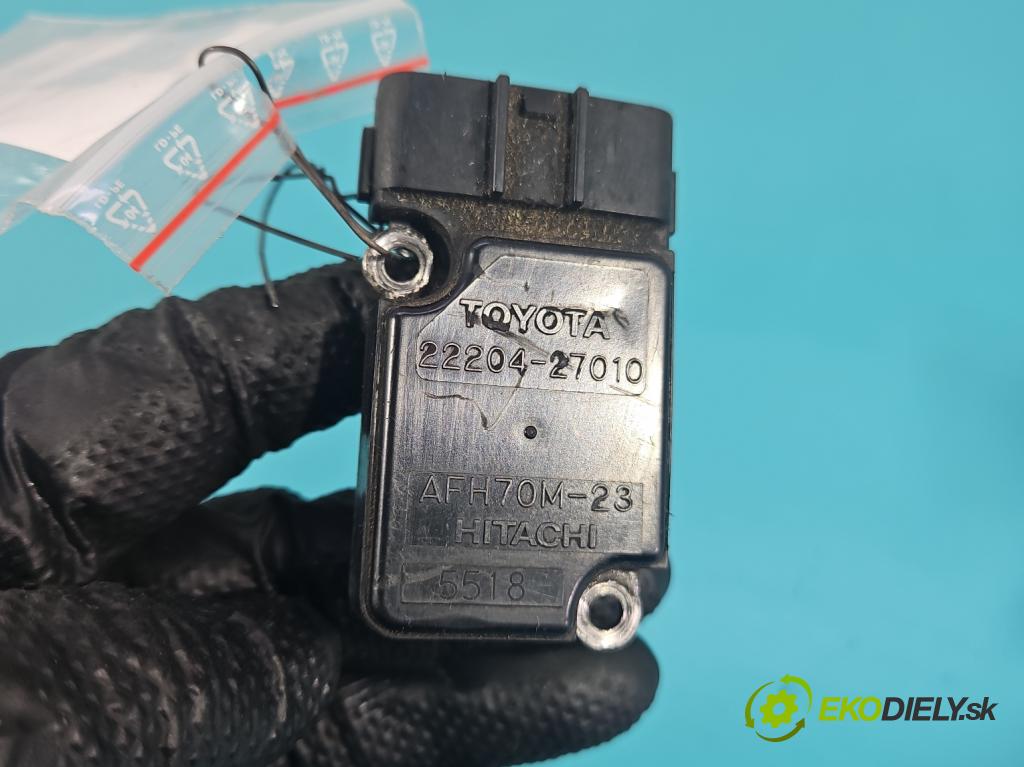 Toyota Rav4 II 2000-2005 2.0 D4D 1CD 133 hp manual 98 kW 1995 cm3 5- váha vzduchu 22204-27010 (Snímač hmotnosti vzduchu)