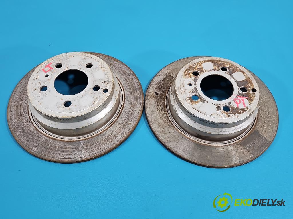 Volvo V70 I 1996-2000 2.0 10V 126 HP manual 93 kW 1984 cm3 5- Štíty: brzdové zadné 