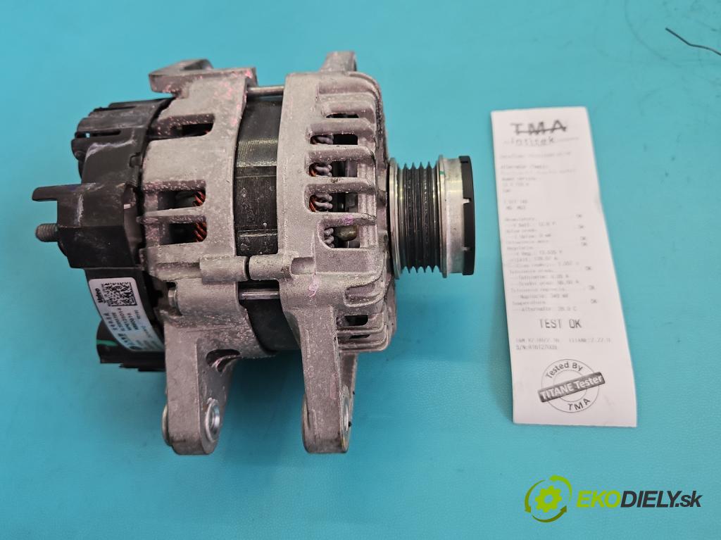 MG MG3  24- 1.5 16V 116 HP manual 85 kW 1495 cm3 5- Alternator 654559939 (Alternátor)