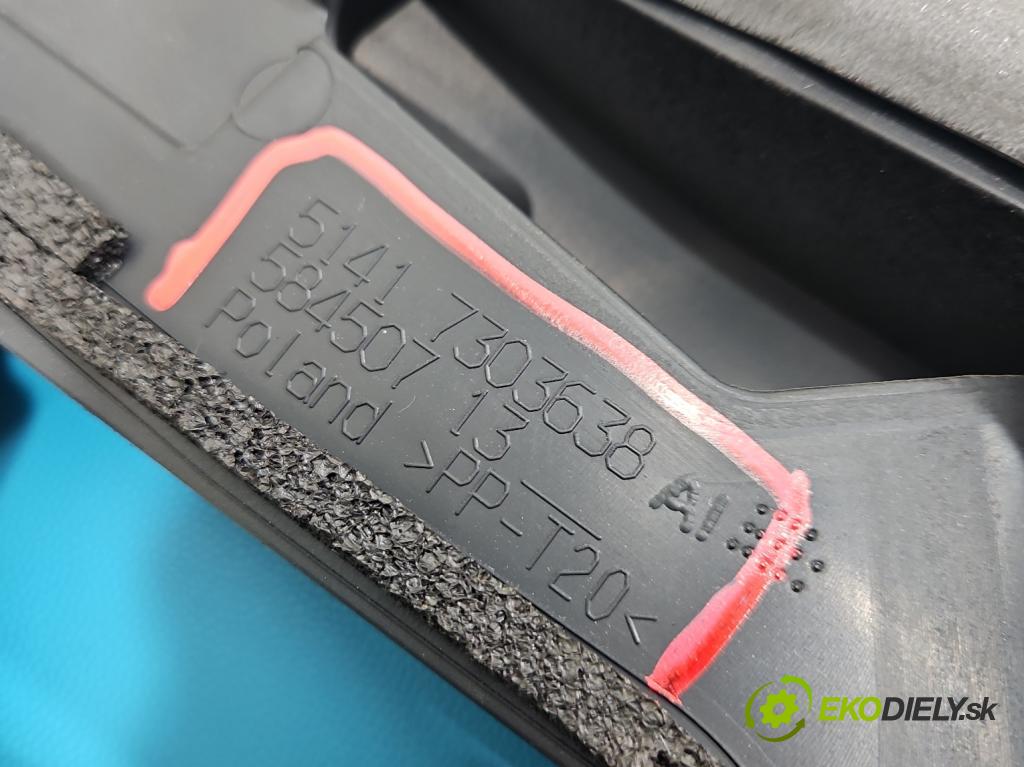 Bmw i3 2013–2022 0.0 elektrický: 170 HP automatic 125 kW 1 cm3 5- kryt plast 7303638