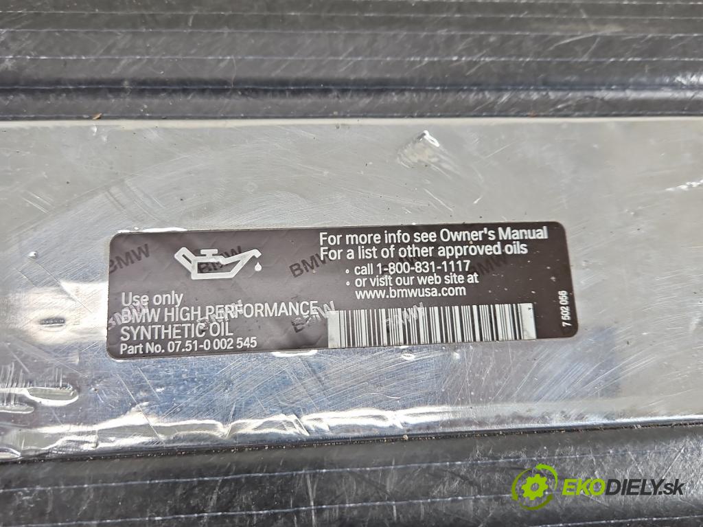 Bmw i3 2013–2022 0.0 elektrický: 170 HP automatic 125 kW 1 cm3 5- koberec do auta kufra: 7502056