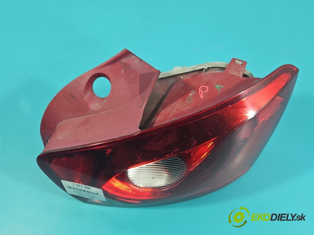 Seat Ibiza IV 6J 2008-2017 1.4 16V 86 HP manual 63 kW 1390 cm3 5- svetlo / reflektor zadné pravé  (Kľučka dverí ostatné)