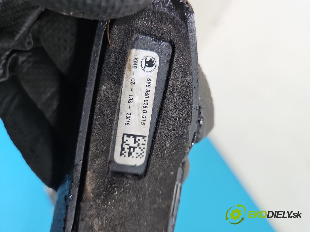 Skoda Fabia III 2014- 2021 1.0 TSI 95 HP manual 70 kW 999 cm3 5- zábradlí: 6V9860025D