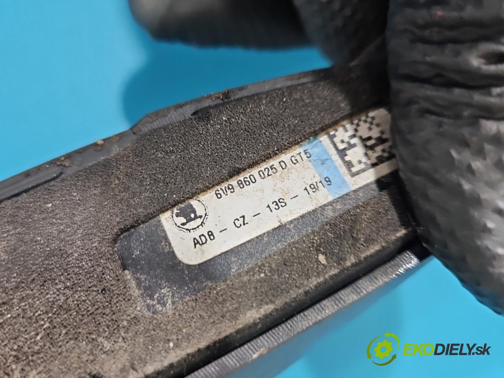 Skoda Fabia III 2014- 2021 1.0 TSI 95 HP manual 70 kW 999 cm3 5- zábradlí: 6V9860025D