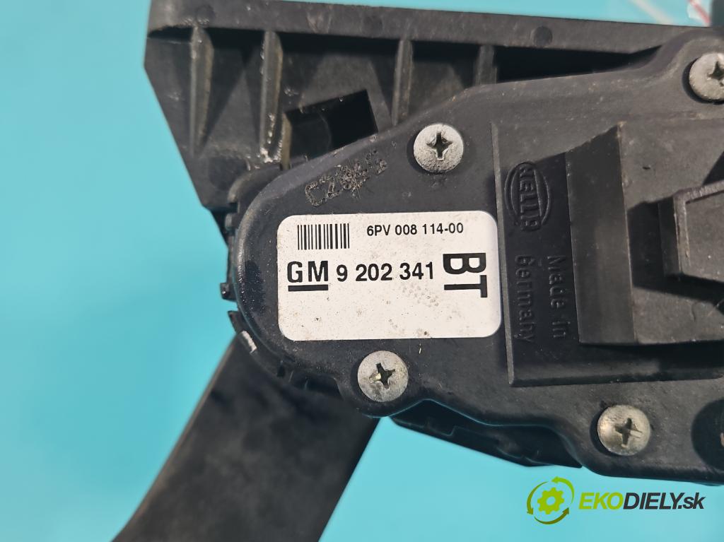 Opel Zafira B 2005-2014 1.9 cdti 120 HP manual 88 kW 1910 cm3 5- pedal plyn potenciometr: 6PV008114-00