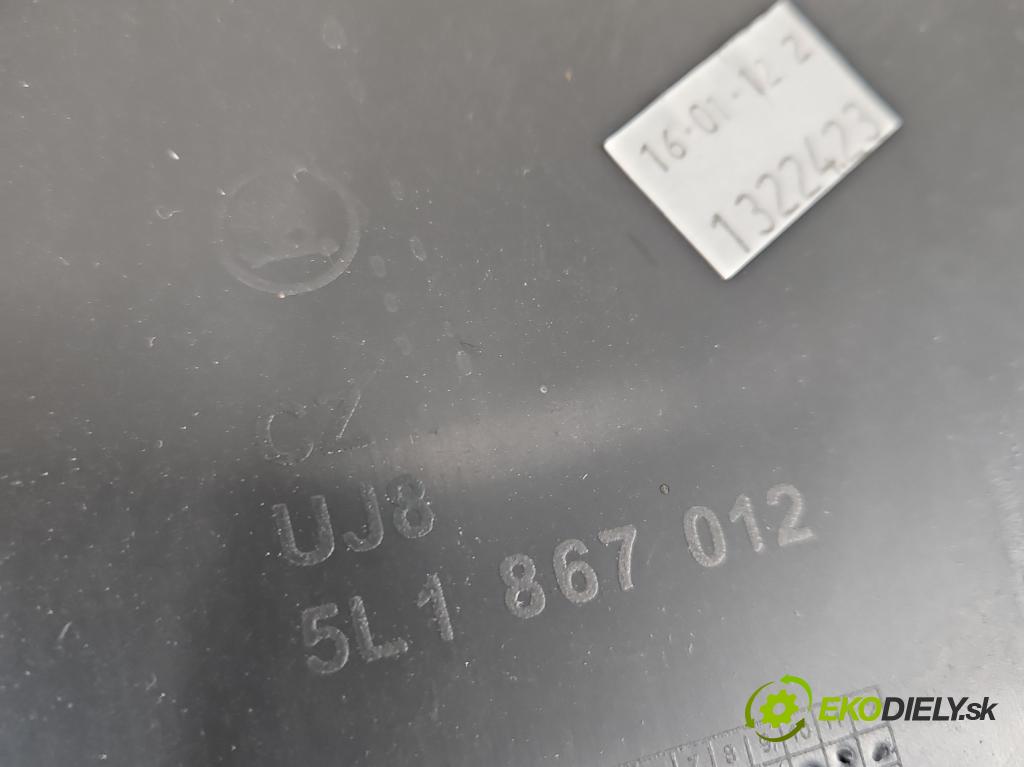 Skoda Yeti 2009-2017 2.0 tdi 110 hp manual 81 kW 1968 cm3 5- Tapacír: dveře přední pravé 5L1867006P