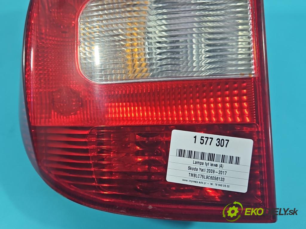 Skoda Yeti 2009-2017 2.0 tdi 110 HP manual 81 kW 1968 cm3 5- svetlo / reflektor zadné ľavé 5L0945095 (Kľučka dverí ostatné)