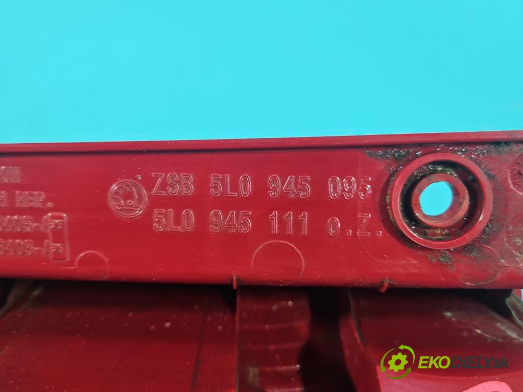 Skoda Yeti 2009-2017 2.0 tdi 110 HP manual 81 kW 1968 cm3 5- svetlo / reflektor zadné ľavé 5L0945095 (Kľučka dverí ostatné)