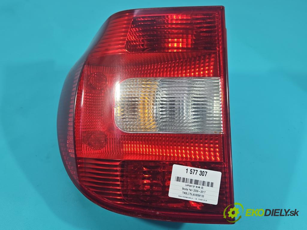 Skoda Yeti 2009-2017 2.0 tdi 110 HP manual 81 kW 1968 cm3 5- svetlo / reflektor zadné ľavé 5L0945095 (Kľučka dverí ostatné)