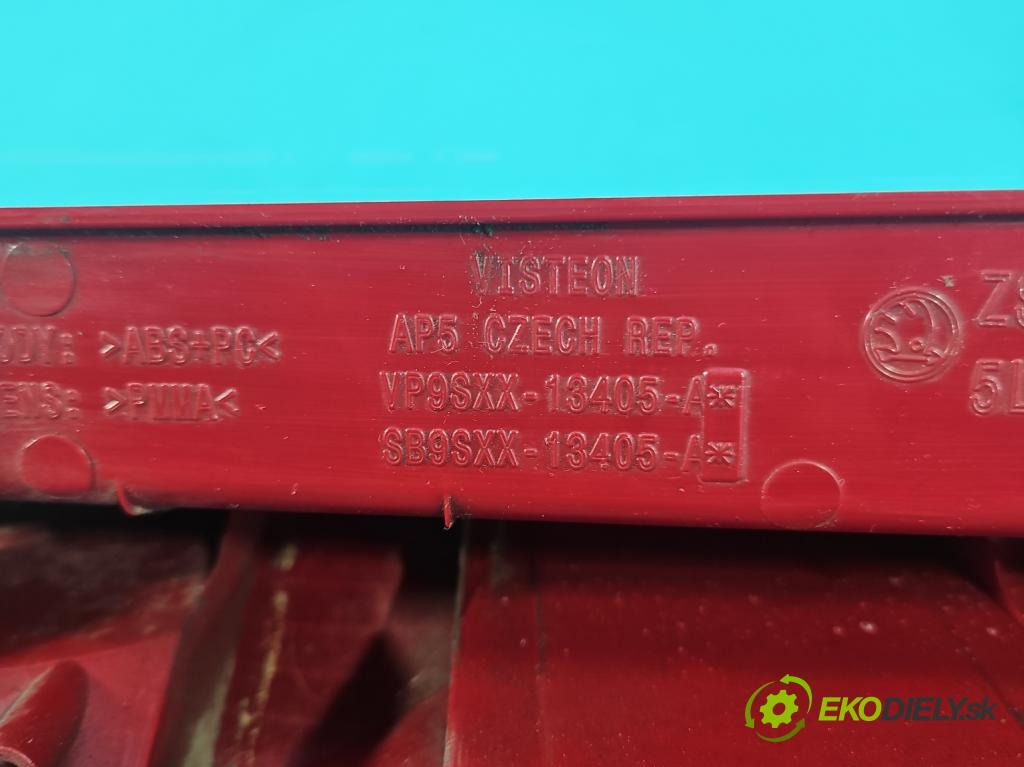 Skoda Yeti 2009-2017 2.0 tdi 110 HP manual 81 kW 1968 cm3 5- svetlo / reflektor zadné ľavé 5L0945095 (Kľučka dverí ostatné)