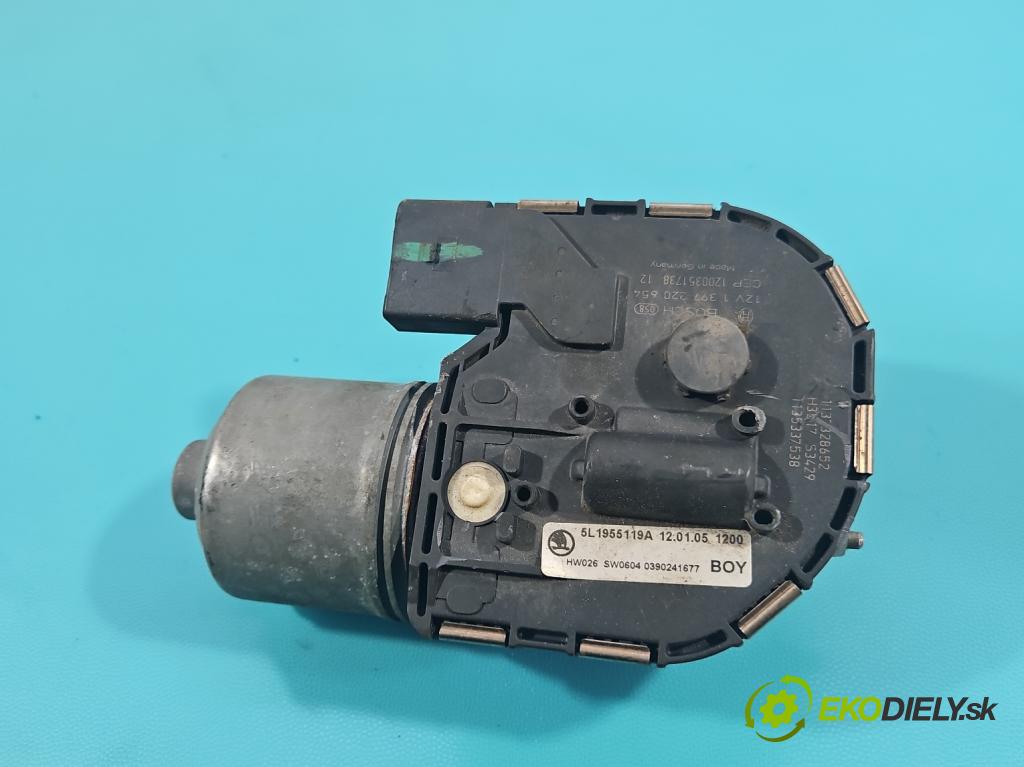 Skoda Yeti 2009-2017 2.0 tdi 110 hp manual 81 kW 1968 cm3 5- motor stěračů přední 1397220654