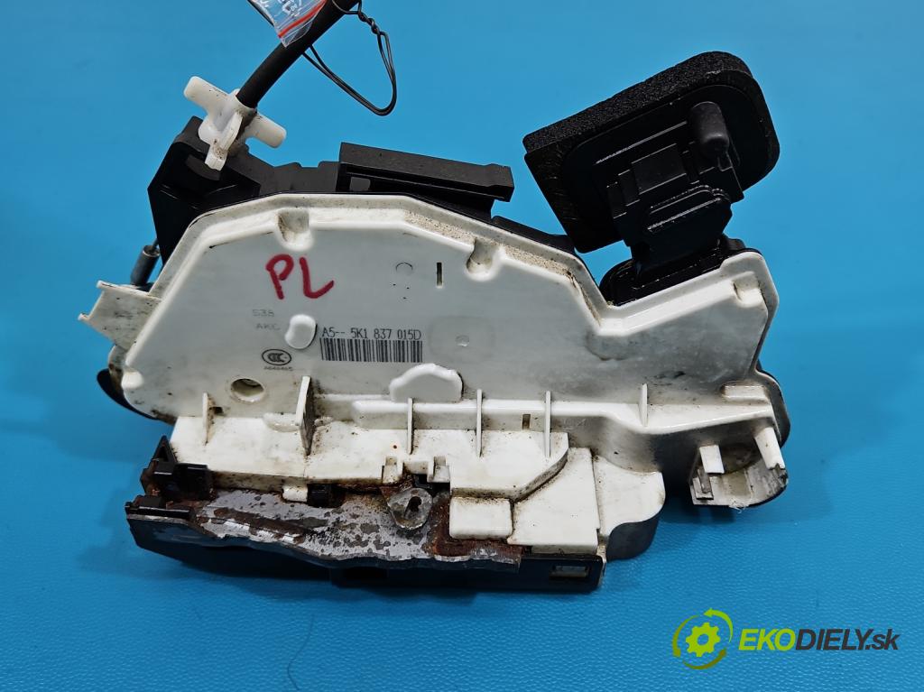 Skoda Yeti 2009-2017 2.0 tdi 110 HP manual 81 kW 1968 cm3 5- zámok predné ľavý 5K1837015D