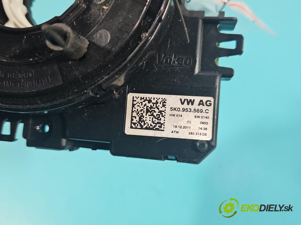 Skoda Yeti 2009-2017 2.0 tdi 110 HP manual 81 kW 1968 cm3 5- Páska: airbag 5K0953569C (Airbag)