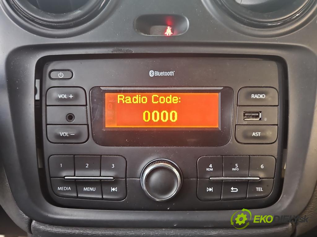 Dacia Dokker 2012- 1.5 dci 95 hp manual 70 kW 1461 cm3 5- Radio továrna: 281156864R