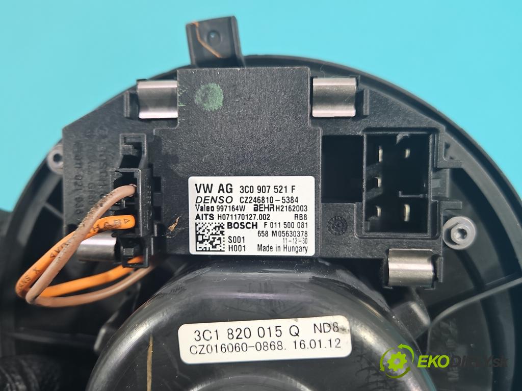 Skoda Yeti 2009-2017 2.0 tdi 110 HP manual 81 kW 1968 cm3 5- ventilátor vzduchu 3C0907521F