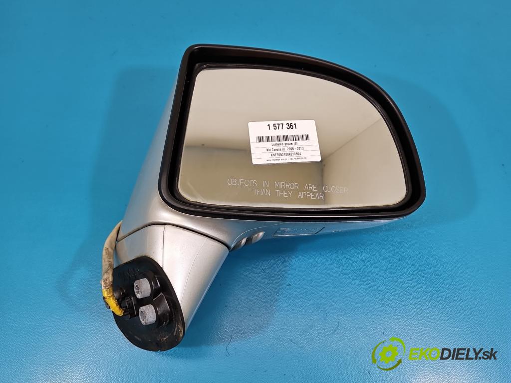 Kia Carens III  2006-2013 2.0 crdi 140 hp manual 103 kW 1991 cm3 5- zpětné zrcátko pravé  (Klika dveří ostatní)