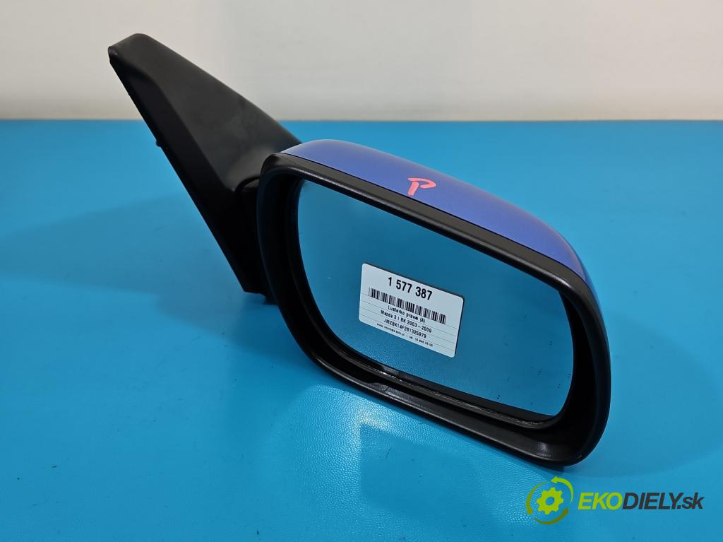 Mazda 3 I BK 2003-2009 2.0 16V 150 HP manual 110 kW 1999 cm3 5- zrkadlo pravé  (Kľučka dverí ostatné)