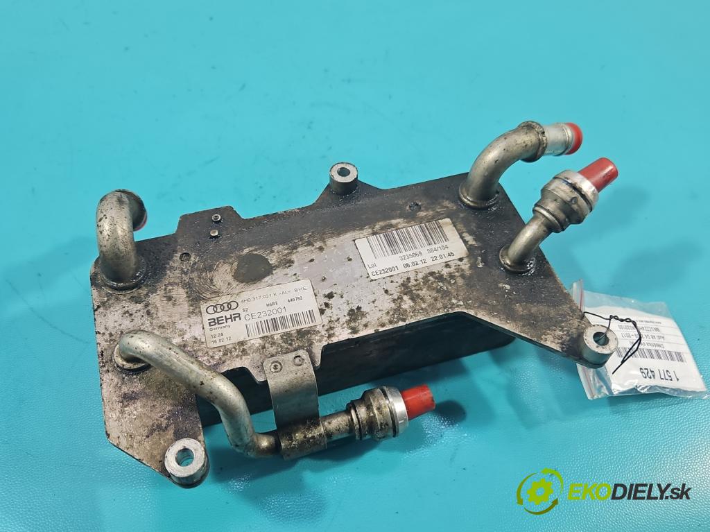 Audi A8 D4 2009-2017 2.0 TFSI 211KM automatic 155 kW 1984 cm3 4- Chladič olej: 4H0317021K