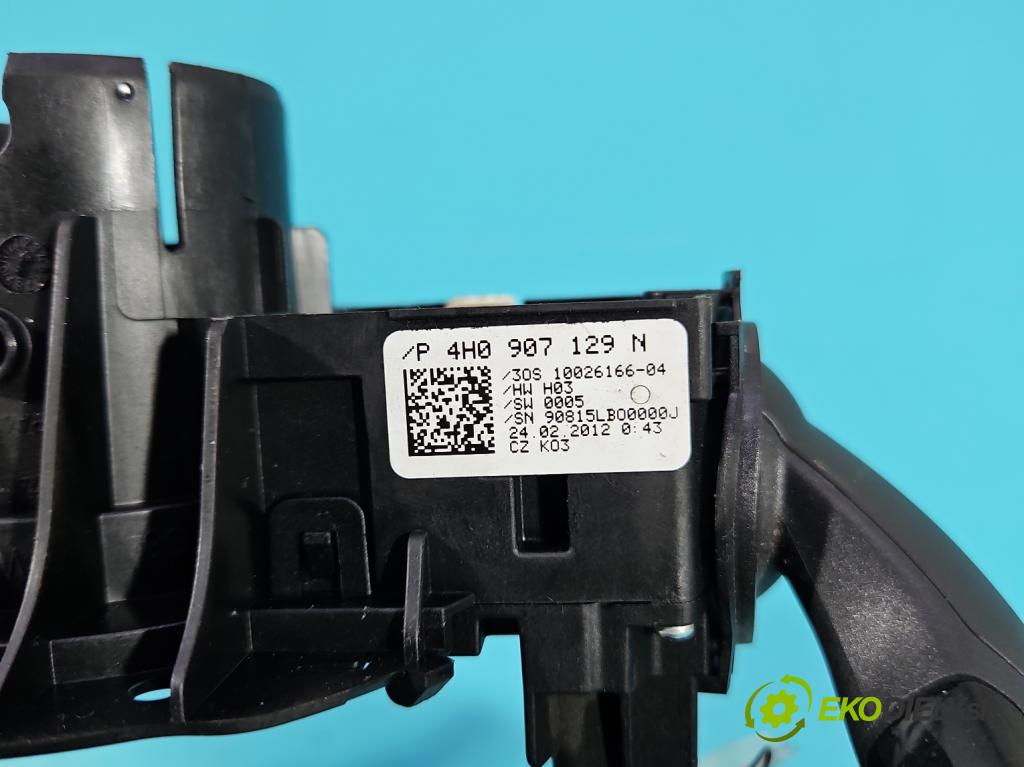 Audi A8 D4 2009-2017 2.0 TFSI 211KM automatic 155 kW 1984 cm3 4- prepínač komplex: 4H0907129N (Prepínacie páčky pod volantom)