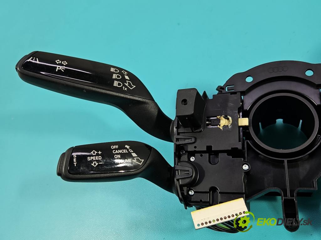 Audi A8 D4 2009-2017 2.0 TFSI 211KM automatic 155 kW 1984 cm3 4- prepínač komplex: 4H0907129N (Prepínacie páčky pod volantom)