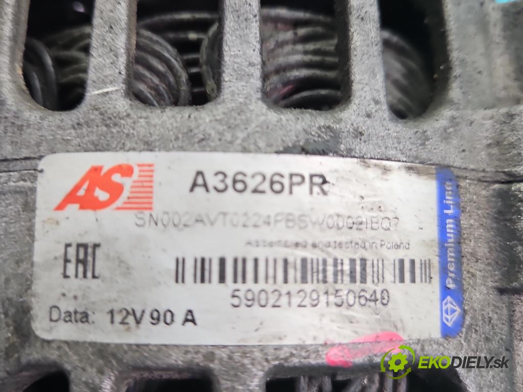Citroen Xsara Picasso 1.6 16V 109 HP manual 80 kW 1587 cm3 5- Alternator  (Alternátor)