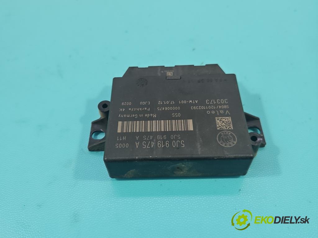 Skoda Yeti 2009-2017 2.0 tdi 110 hp manual 81 kW 1968 cm3 5- řídící jednotka parkování 5J0919475A