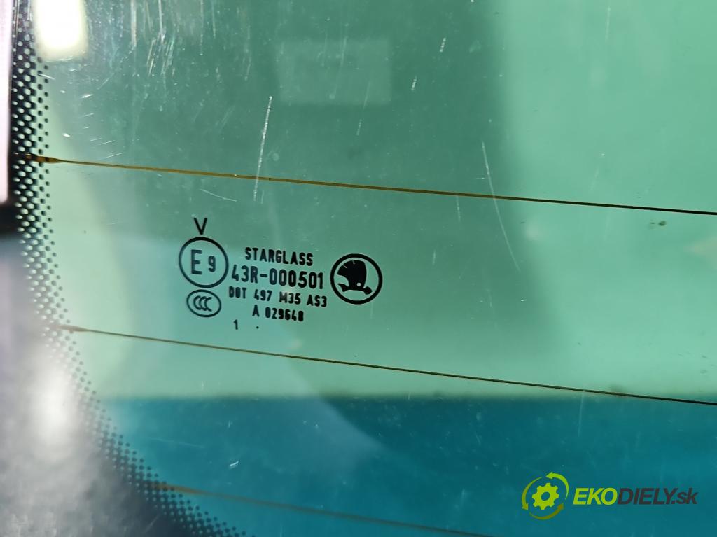 Skoda Yeti 2009-2017 2.0 tdi 110 HP manual 81 kW 1968 cm3 5- sklo zadná  (Sklo zadné)