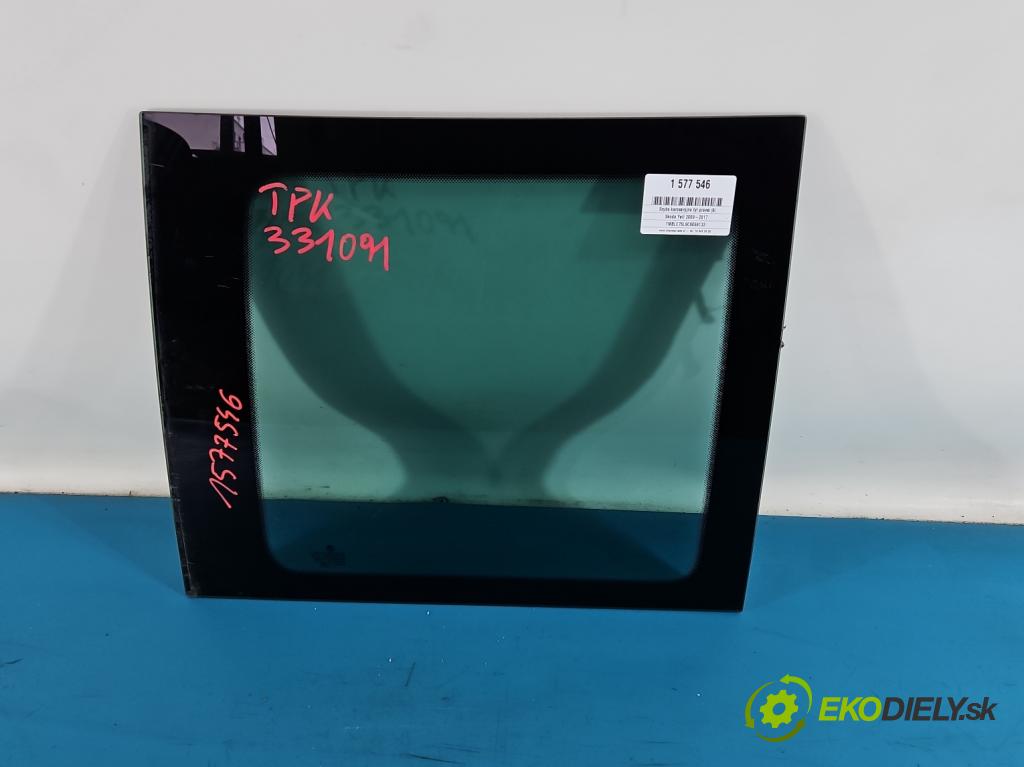 Skoda Yeti 2009-2017 2.0 tdi 110 hp manual 81 kW 1968 cm3 5- sklo zadní pravé 