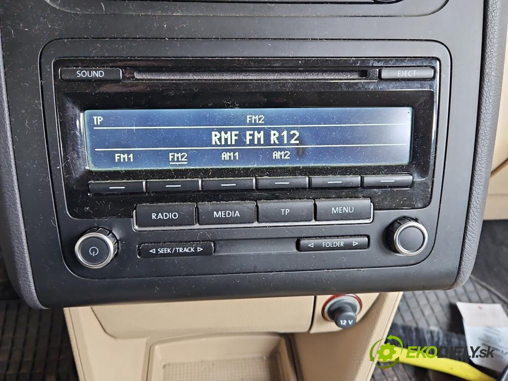 Vw Touran I 2003-2015 2.0 tdi 140 hp manual 103 kW 1968 cm3 5- Radio továrna: 1K0035186AN