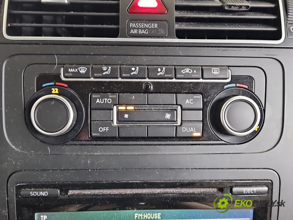 Vw Touran I 2003-2015 2.0 tdi 140 hp manual 103 kW 1968 cm3 5- palubní deska panel topení 5K0907044ER