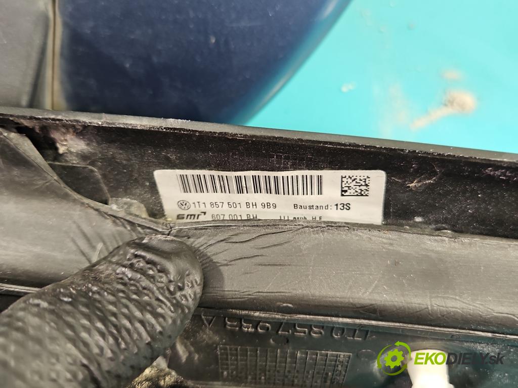 Vw Touran I 2003-2015 2.0 tdi 140 hp manual 103 kW 1968 cm3 5- zpětné zrcátko levé 857501BH (Klika dveří ostatní)
