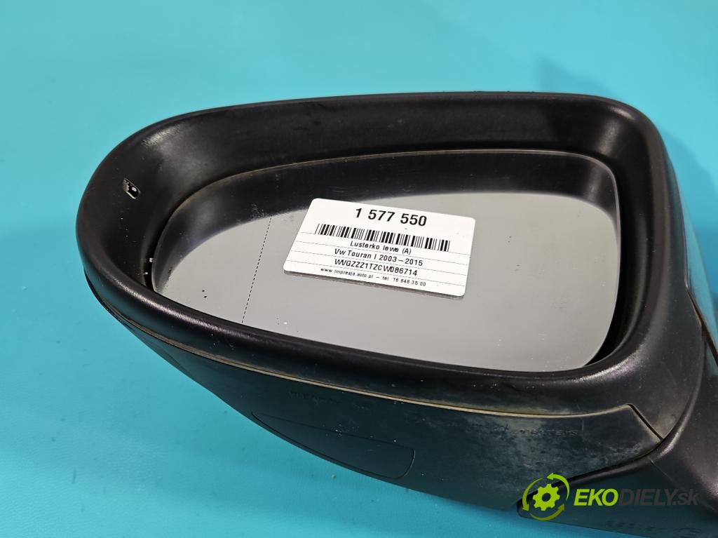 Vw Touran I 2003-2015 2.0 tdi 140 hp manual 103 kW 1968 cm3 5- zpětné zrcátko levé 857501BH (Klika dveří ostatní)