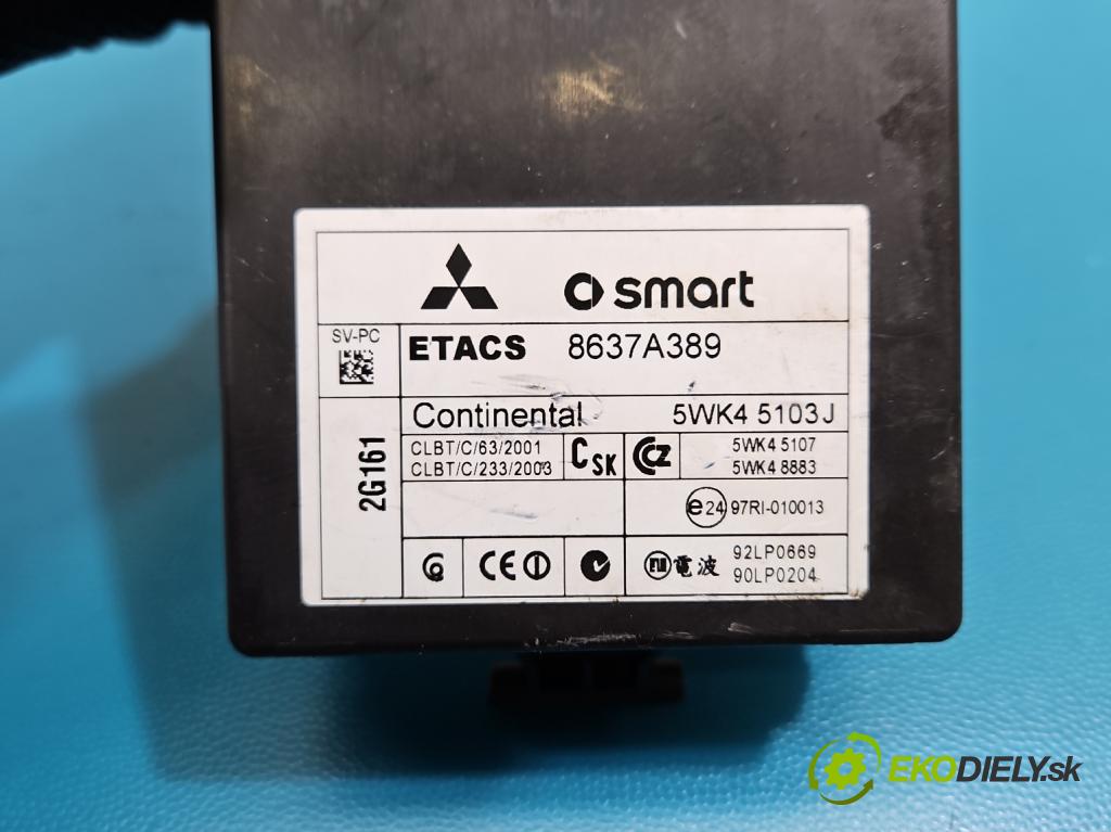 Mitsubishi Colt Z30 VI 2004-2012 1.3 16V 95 HP manual 70 kW 1332 cm3 5- riadiaca jednotka motora 1860115600