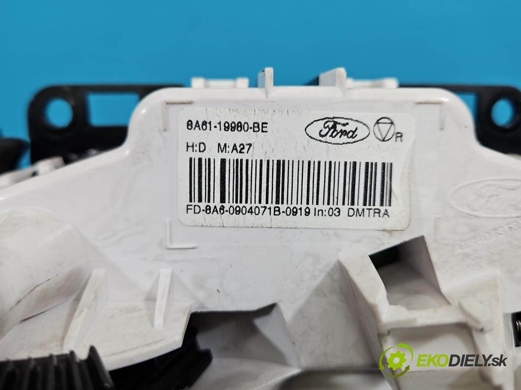Ford Fiesta Mk7 2008-2017 1.2 16V 82 HP manual 60 kW 1242 cm3 3- panel kúrenia 8A61-19980-BE