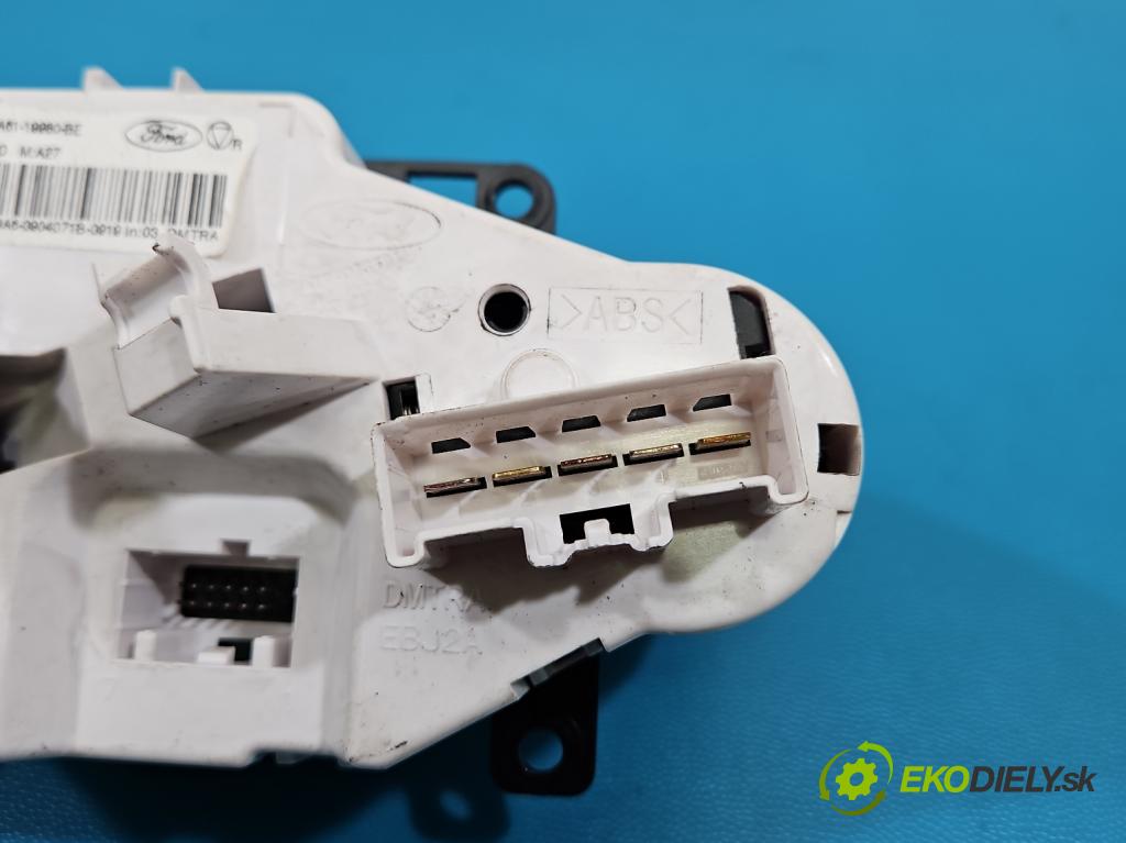 Ford Fiesta Mk7 2008-2017 1.2 16V 82 HP manual 60 kW 1242 cm3 3- panel kúrenia 8A61-19980-BE