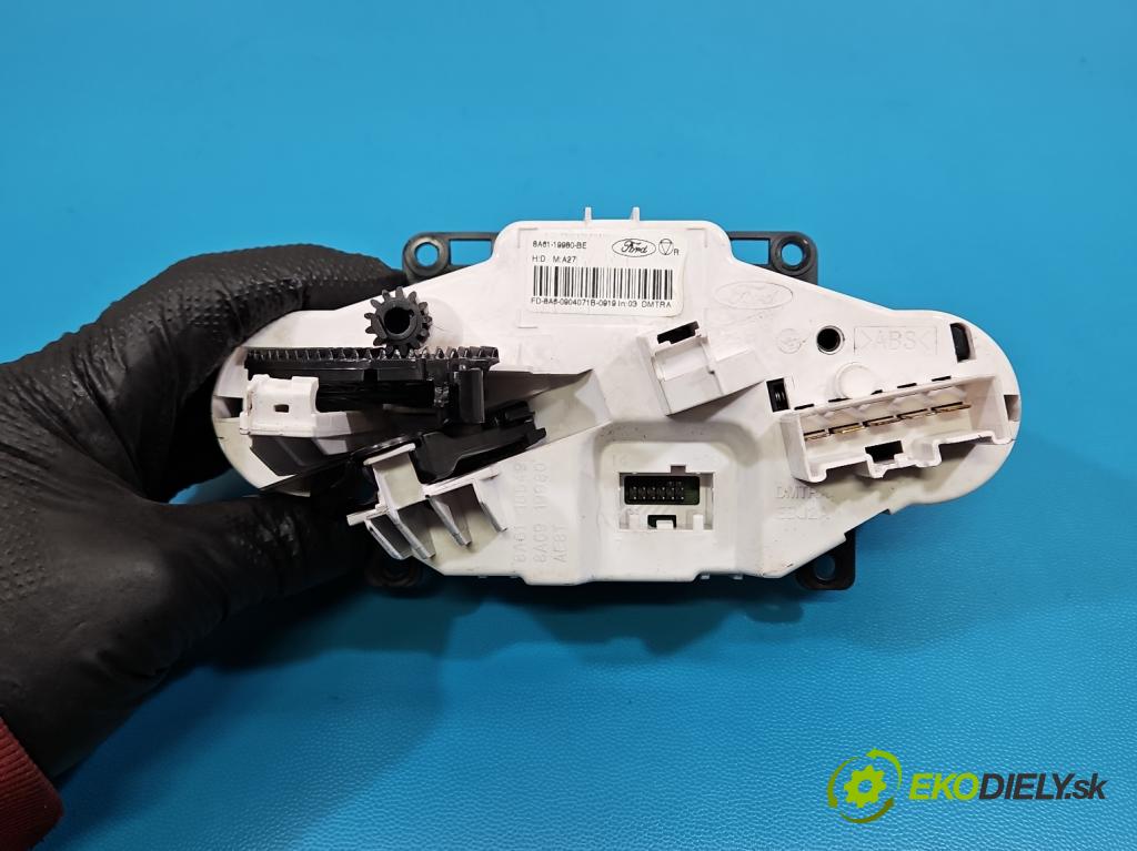 Ford Fiesta Mk7 2008-2017 1.2 16V 82 HP manual 60 kW 1242 cm3 3- panel kúrenia 8A61-19980-BE