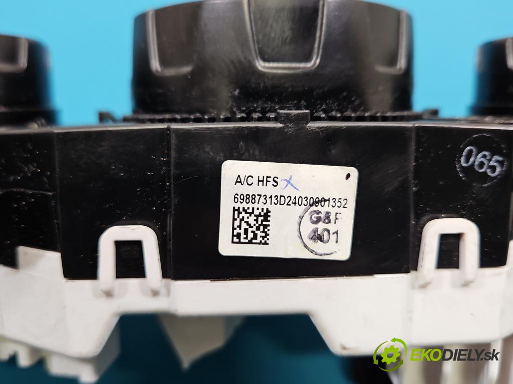 Ford Fiesta Mk7 2008-2017 1.2 16V 82 HP manual 60 kW 1242 cm3 3- panel kúrenia 8A61-19980-BE