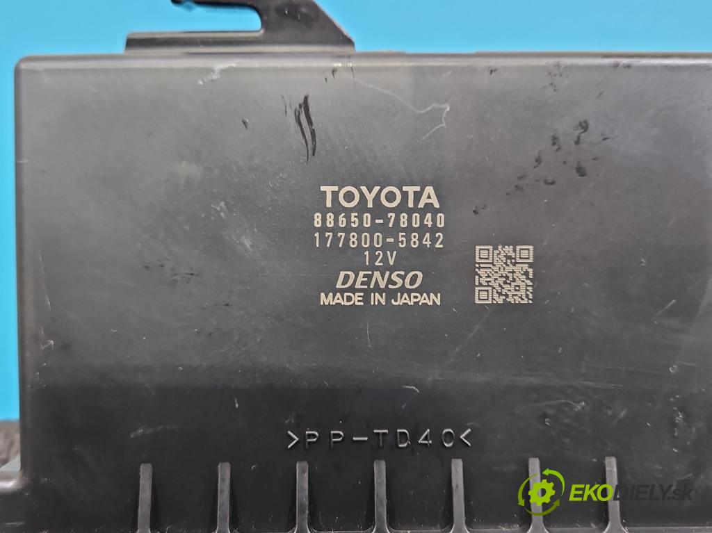 Lexus NX I 2014-2021 2.5 16V 155 HP automatic 114 kW 2494 cm3 5- riadiaca jednotka ostatné 88650-78040