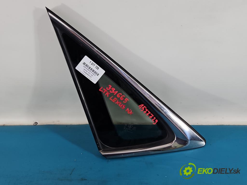 Lexus NX I 2014-2021 2.5 16V 155 hp automatic 114 kW 2494 cm3 5- sklo zadní levé 