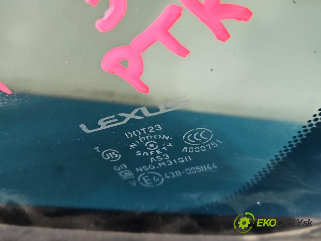 Lexus NX I 2014-2021 2.5 16V 155 HP automatic 114 kW 2494 cm3 5- sklo zadné pravé