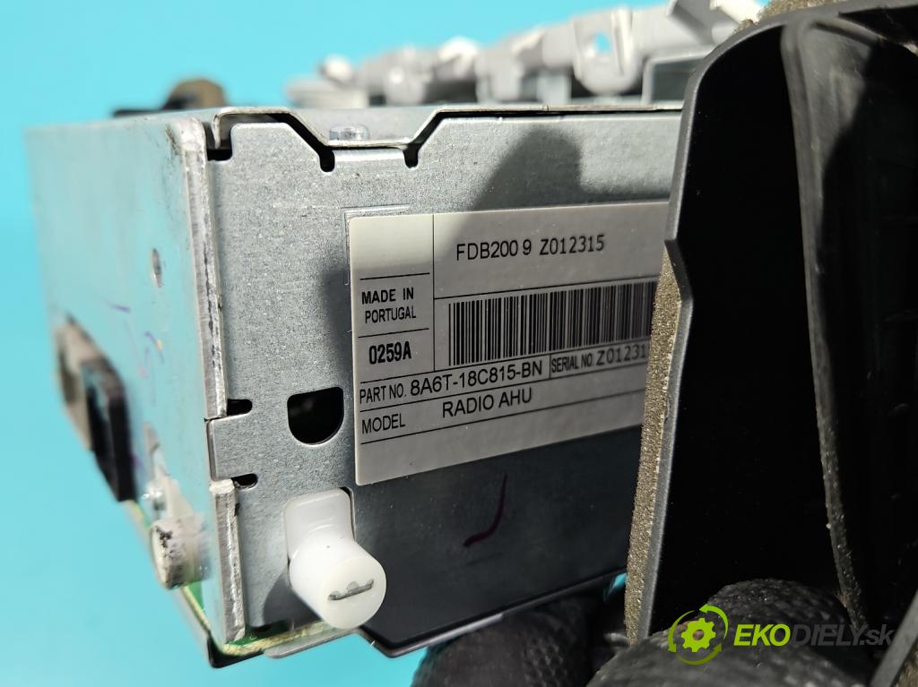Ford Fiesta Mk7 2008-2017 1.2 16V 82 hp manual 60 kW 1242 cm3 3- Radio továrna: 8A6T-18C815-BN