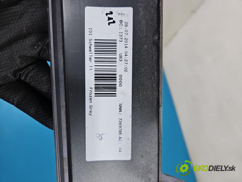 Bmw i3 2013-2022 0.0 elektrický: 170 HP automatic 125 kW 1 cm3 5- lišta práh: ľavé 7369785 (Lišta prahová)