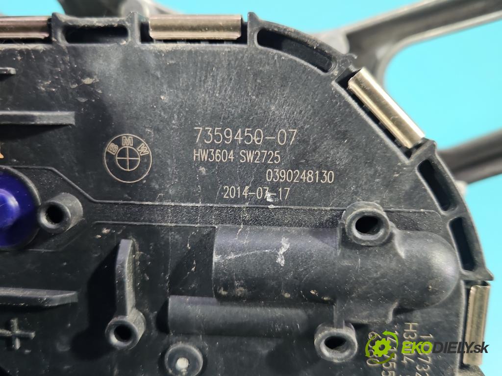 Bmw i3 2013–2022 0.0 elektrický: 170 HP automatic 125 kW 1 cm3 5- motor stieračov predné 7359450