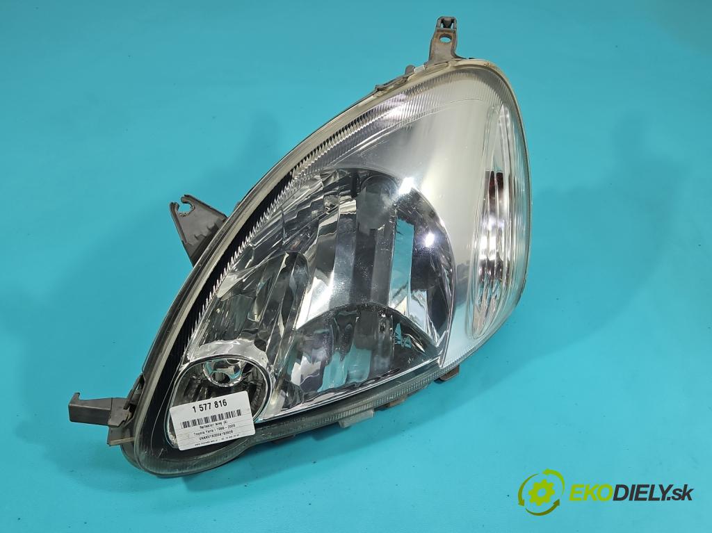 Toyota Yaris I 1999-2005 1.0 vvti 65 hp manual 48 kW 998 cm3 5- světlo levý  (Klika dveří ostatní)