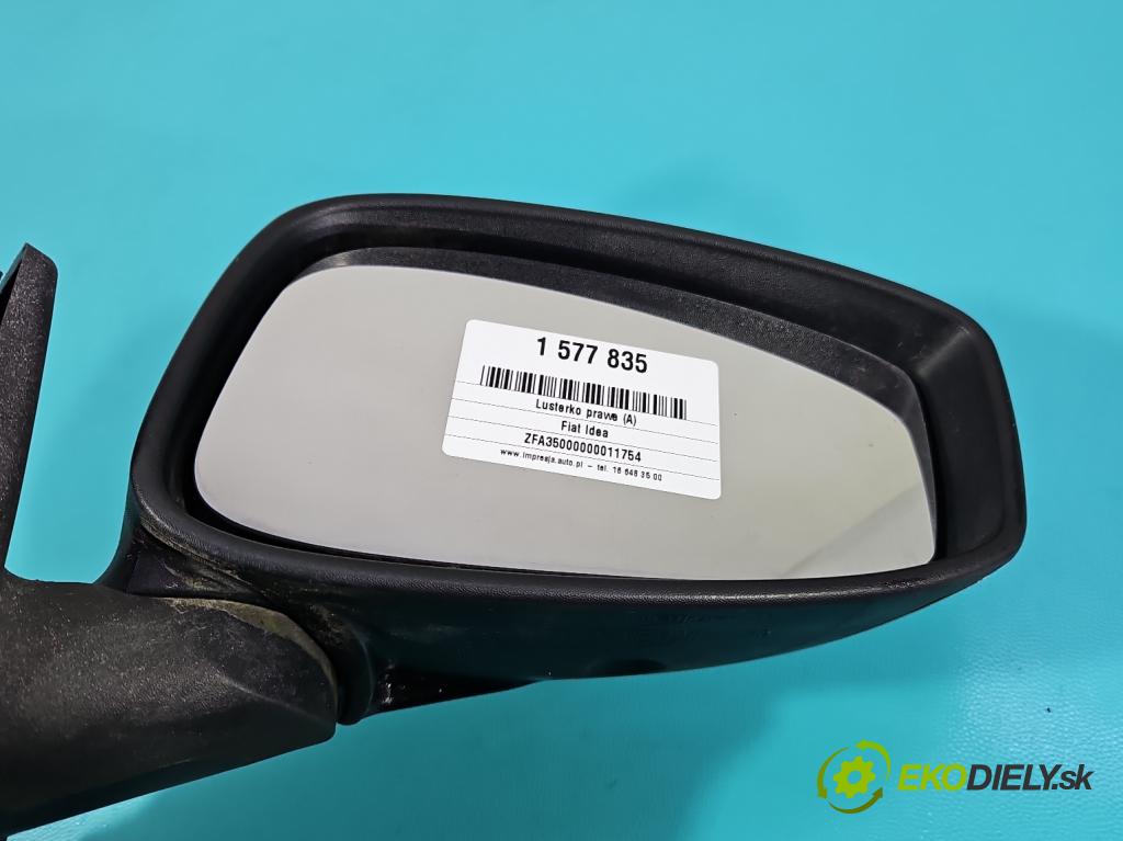 Fiat Idea 1.4 16V 95 hp manual 70 kW 1368 cm3 5- zpětné zrcátko pravé  (Klika dveří ostatní)